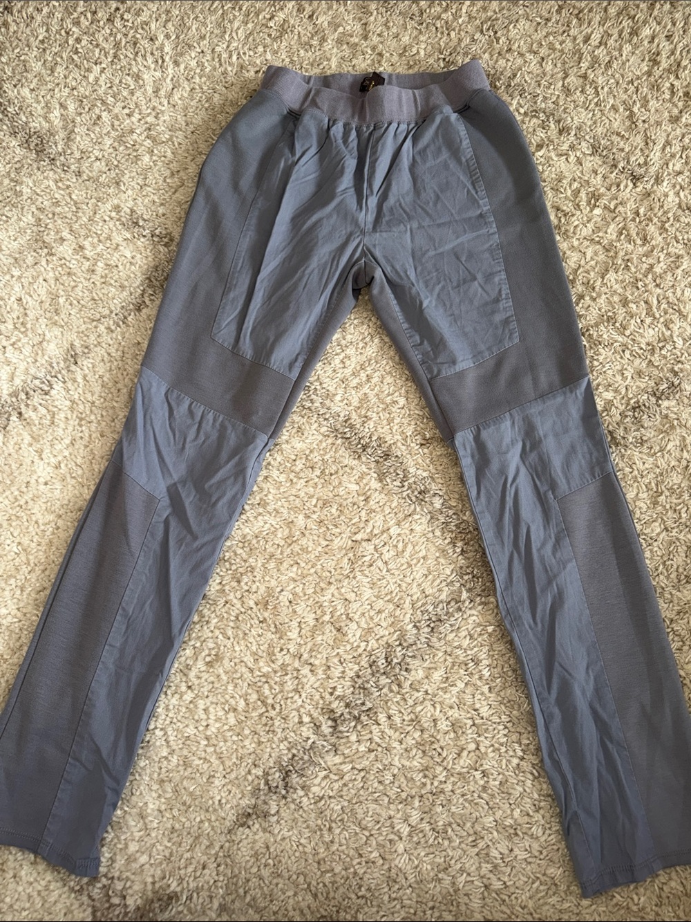 Jaanuu Women's Graphite Gray Panel Jogger Pants